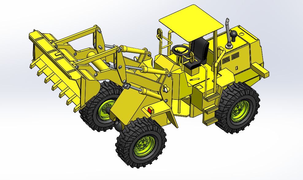拖拉机装载机反铲